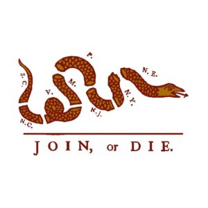 Join or Die. First American political cartoon