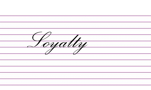 loyalty